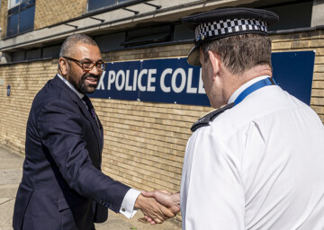 240520 james cleverly essex police college visit 1